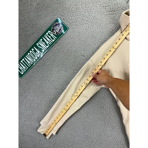 Nike Maternity Sweatshirt Womens Small Tan Brown Pregnancy Clothes Pullover NEW - Picture 4 of 8